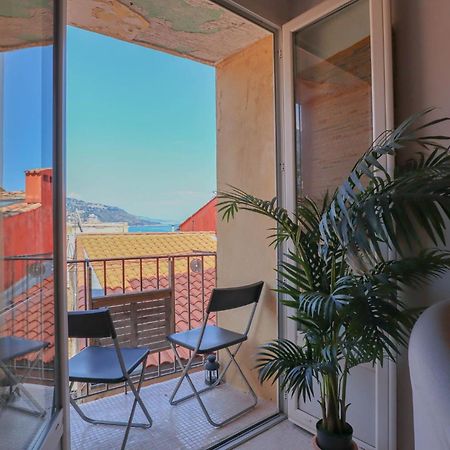 'La Belle Vue Mer' Cozy Appartement, Centre, Plage マントン エクステリア 写真